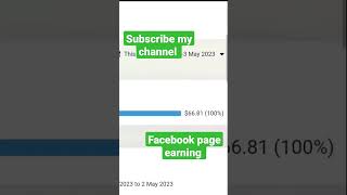 Facebook page earning proof ll Facebook ads on reel ll Facebook page monetization #facebookpage #ads