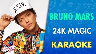 Bruno Mars - 24K Magic (Karaoke) | CantoYo