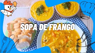 A MELHOR SOPA DE FRANGO DA VIDA! SIMPLES, RÁPIDA E DELICIOSA #sopa #sopadefrango #sopadeverduras