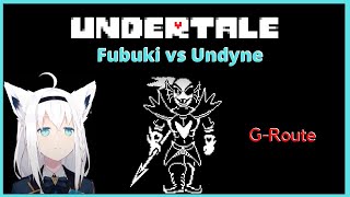 Fubuki vs Undyne | Undertale (G-Route) [Hololive / English Subbed]