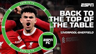 TOP OF THE TABLE ONCE AGAIN 📈 REACTING to Liverpool vs. Sheffield United | ESPN FC