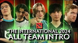 TI13 ALL TEAM INTRO - THE INTERNATIONAL 2024 DOTA 2