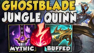 GHOSTBLADE IS THE BEST MYTHIC ON QUINN JUNGLE! (BEST ONE SHOTS) - League of Legends