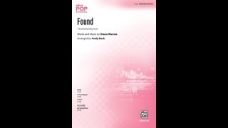 Found (SATB), arr. Andy Beck – Score & Sound