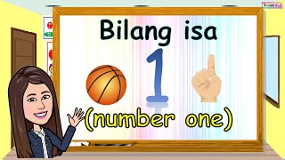 BILANG ISA | 1 | NUMBER ONE | TEACHER ENJI