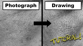 How to Draw Hyper Realistic Facial Skin! EASY Step-by-Step
