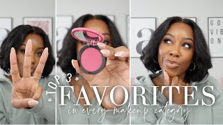 TOP 3 FAVORITES IN *EVERY* MAKEUP CATEGORY | *best in beauty 2022* | Andrea Renee