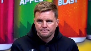 'Seeing the fans disappointed HURTS BADLY!' | Eddie Howe | Man Utd 2-0 Newcastle | Carabao Cup Final