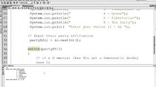 Java switch Demo