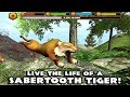 🐅👍Sabertooth Tiger Simulator-Симулятор Tигра Смилодонa-By Gluten free Games-IOS/Android