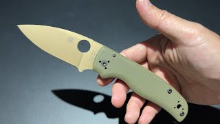 SPYDERCO SHAMAN CTS 204P FDE OD / ยืม สีก็สวย REC Exclusive