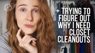 CLOSET CLEANOUT | Closer look at my consumption behavior
