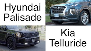 Kia Telluride VS Hyundai Palisade comparison