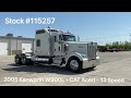 2005 kenworth w900l 115257 $89 999