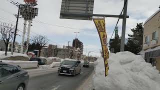 【スムーズです】2022年2月18日@札幌市白石区菊水元町、米里通の状況