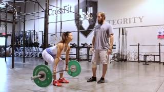 Best Power Clean form EVER- THE Sexy CrossFit Integrity Mishelle Lee  - GoldStandardStrength.com