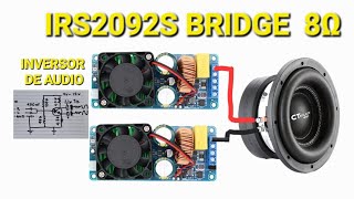 IRS2092S 500W MODO BRIDGE 8Ω