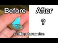 Cutting turquoise