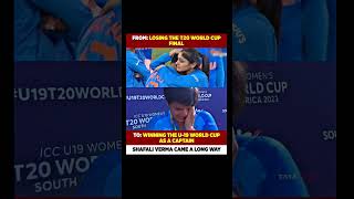 Shafali Verma crying after winning U19 T20 World Cup #shafaliverma #winning #captain #u19cricket