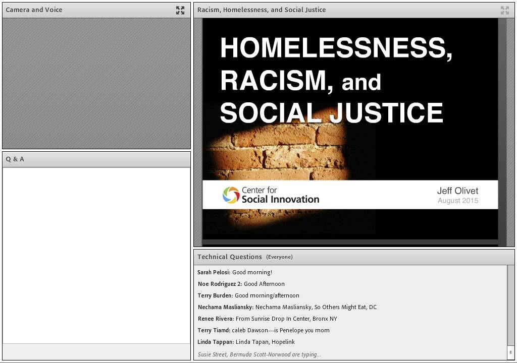 Racism, Homelessness, & Social Justice Webcast - YouTube