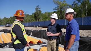 Exfiltration Tanks: Commercial Parking Lot