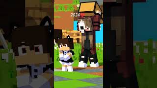 Minecraft 2024 versus 2020 #minecraftanimation #aphmau #edit #minecraft #shors #trending