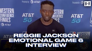 Reggie Jackson Emotional Clippers Postgame Interview: "Thank You For Saving Me"