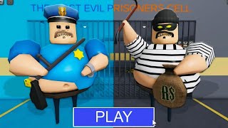 POLICE BARRY VS THIEF BARRY'S PRISON RUN! OBBY #roblox #scaryobby