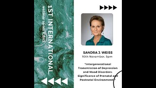 1st International ICBAS Webinar Series | Sandra Weiss