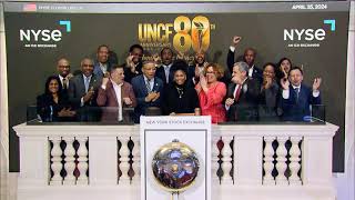 UNCF Rings the New York Stock Exchange Closing Bell Apr 25, 2024