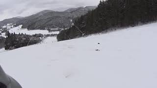 20181231スノーリゾート猫山9時半 雪足りません