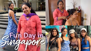 Singapore Fun Day | Sindhu Krishna | Ahaana Krishna |