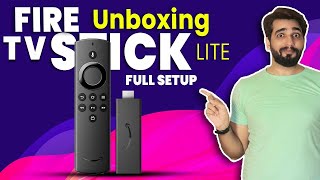 Amazon Fire TV Stick Lite Unboxing | Full Setup to TV | Convert your TV To Smart TV | Hindi