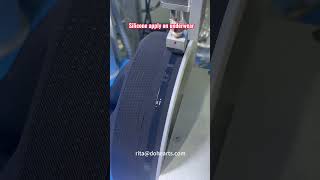 machine apply silicone on underwear for non slip,silicone coating machine on knee pad,underwear