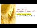 Gold Price Prediction using with Python | Machine Learning Projects | Random Forest Regressor