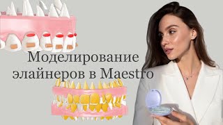 Биомеханика и протоколы при моделировании элайнеров в Maestro