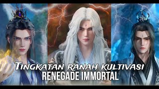 TINGKATAN KULTIVASI RENEGADE IMMORTAL