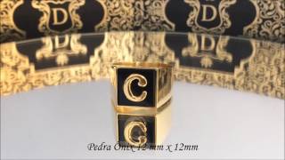 Don Joalheria - Anel Comendador Ônix Personalizado em Ouro 18k 750