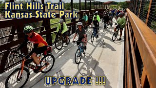 Ride the NEWEST Part of Flint Hills Trail State Park | Rail Trail Opening + Bridge Walkthrough