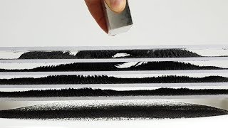 Magnetic Fields with Magnetite taken from sand | Magnetic Games
