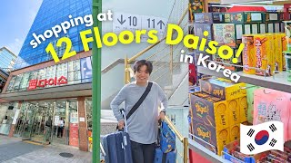 SOUTH KOREA VLOG 🇰🇷  EP 9: 12 Floors of Daiso Shopping in Myeongdong, Seoul Korea! What To Buy 🛍️