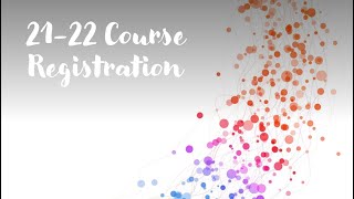21-22 Course Registration