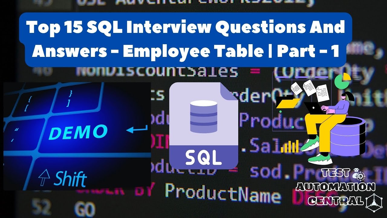 Top 15 Sql Interview Questions And Answers Employee Table Part 1