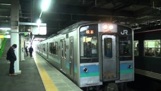 JR東日本E127系100番台A2編成ワンマン快速松本行き発車