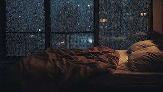 Rain Sounds for Sleeping | Deep Sleep with Gentle Rain Sound in Bed Room - Effective for Meditation