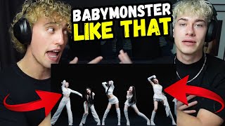 HE CHOSE HIS BIAS!!! BABYMONSTER - 'LIKE THAT' EXCLUSIVE PERFORMANCE  - REACTION