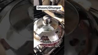 Dhungar - ancient food smoking technique