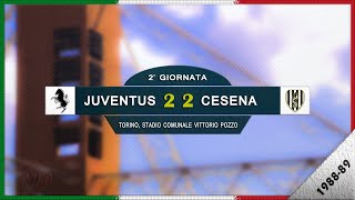 Serie A 1988-89, g02, Juventus - Cesena