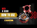 How To Use A Gear on Perfect Divine Belial Nexus Adventure Takara Tomy Beyblade Burst BU/DB