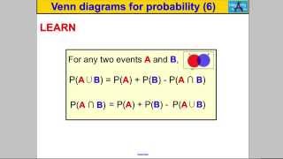 Venn Diagrams For Probability 6 Maths Venn Diagrams For Probability 6 Maths